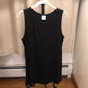 CAbi Charcoal Gray Tunic Tank